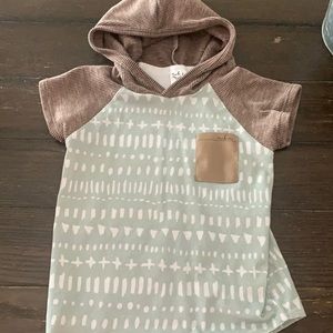 Mint Tribal Hoodie by Made by Molly